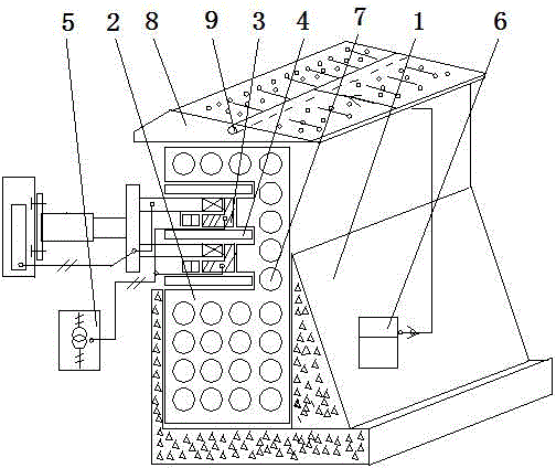 Electric sliding contact tracks of ground inflatable streetcar