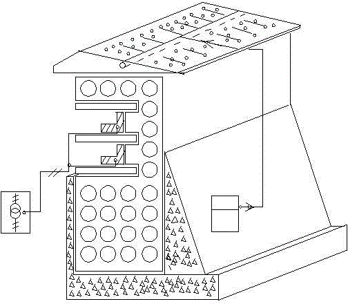 Electric sliding contact tracks of ground inflatable streetcar