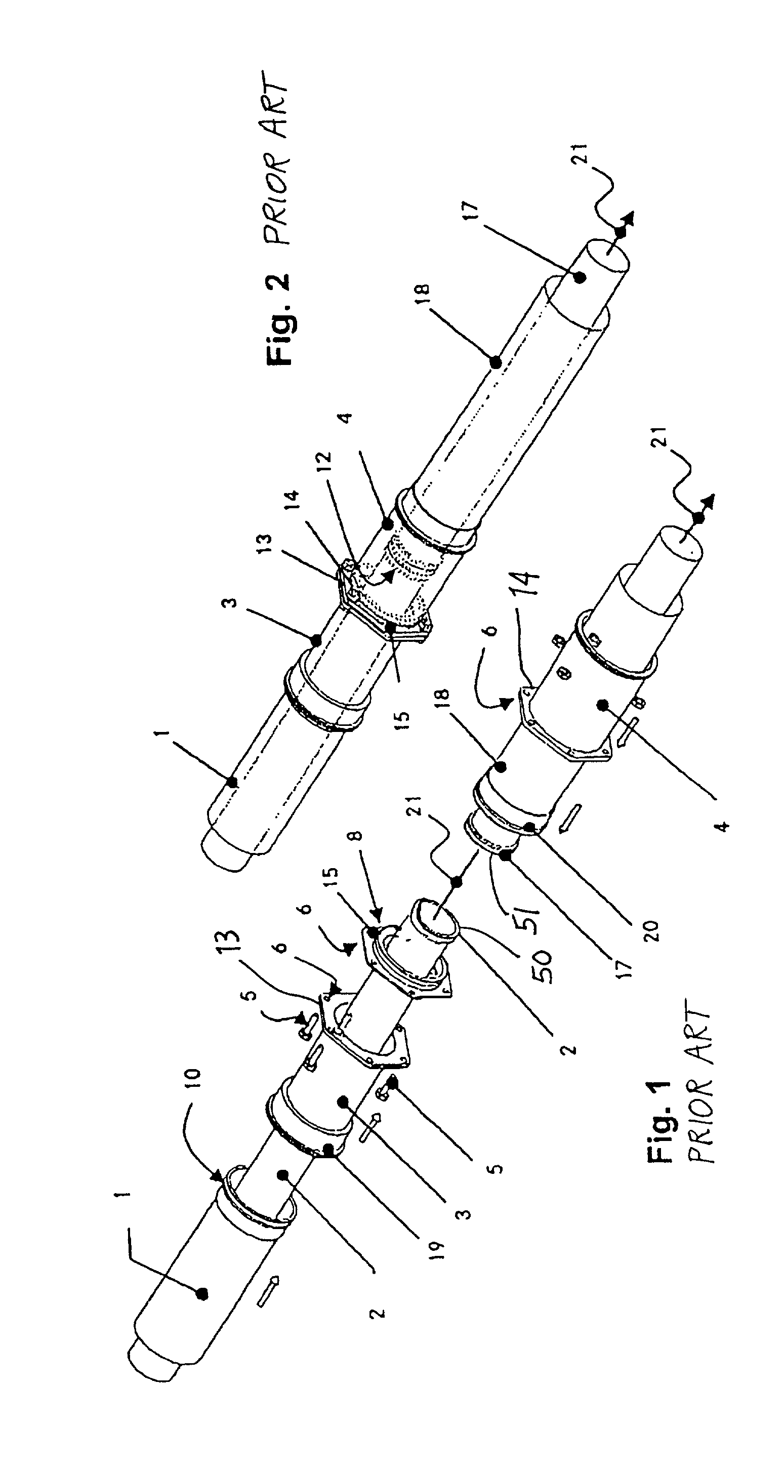 Connection of double-walled pipes