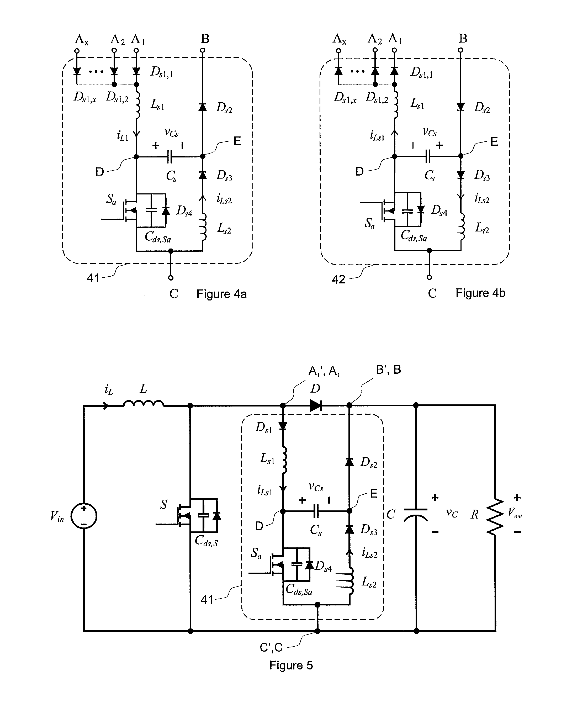 Active snubber topology