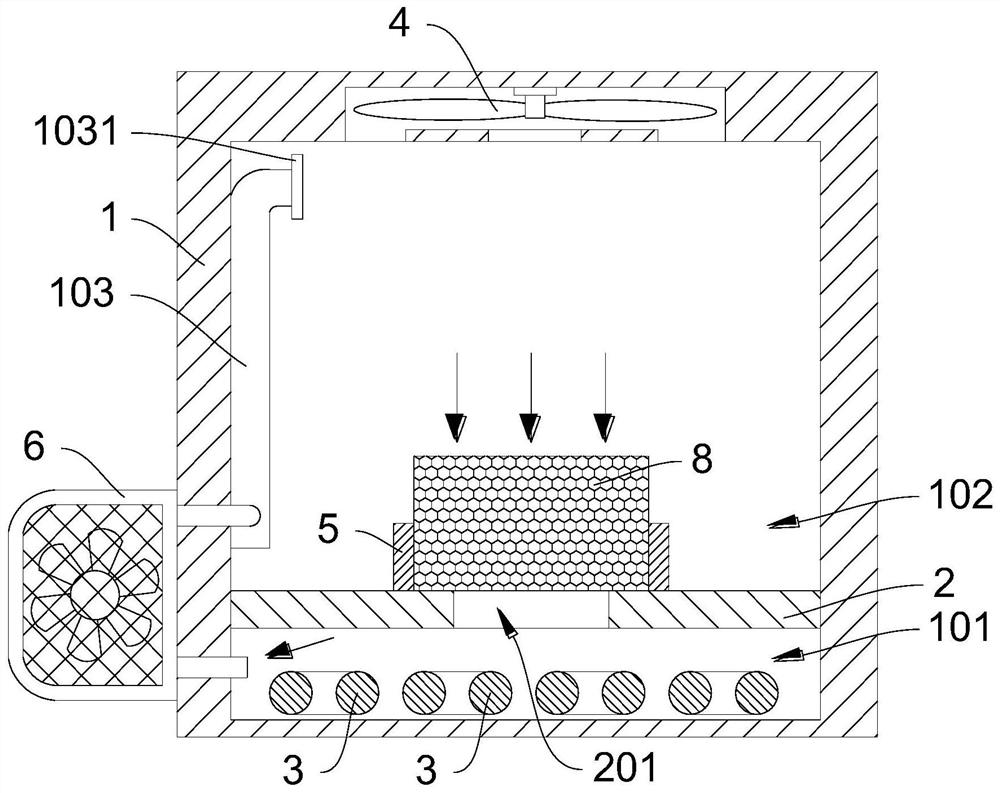 DPF carrier carbon deposition cleaning device