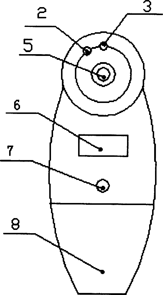 Non-contact infrared thermometer and its distance control method