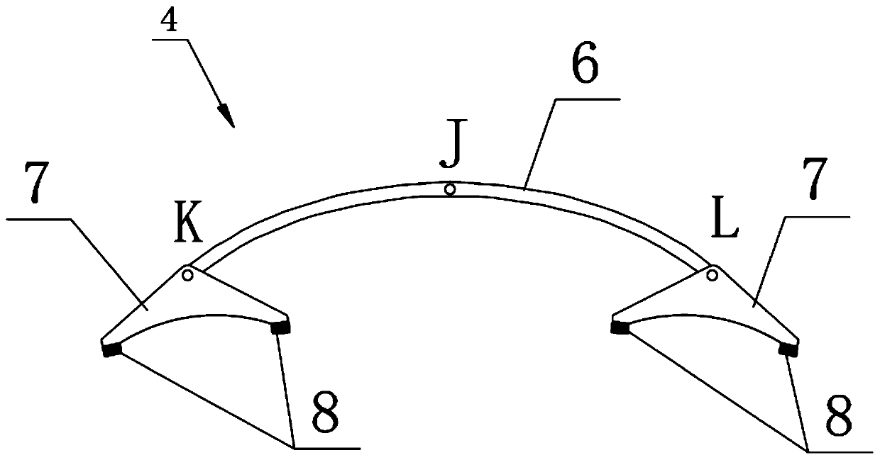 Brake sticking mechanism for detachable saddle of deep sea carrying platform