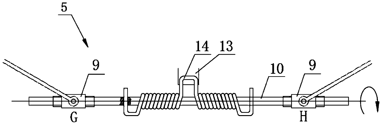 Brake sticking mechanism for detachable saddle of deep sea carrying platform