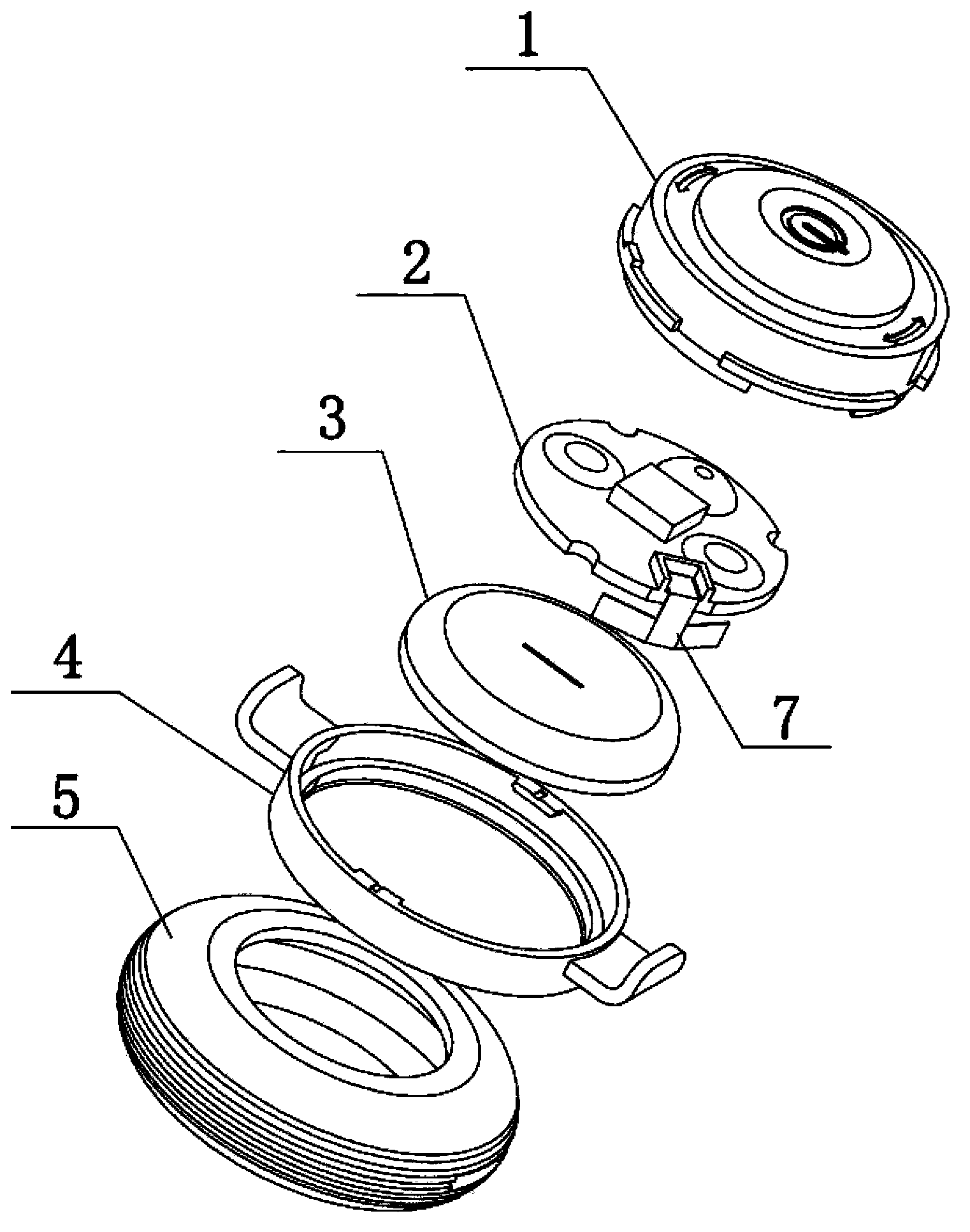 Portable warning lamp