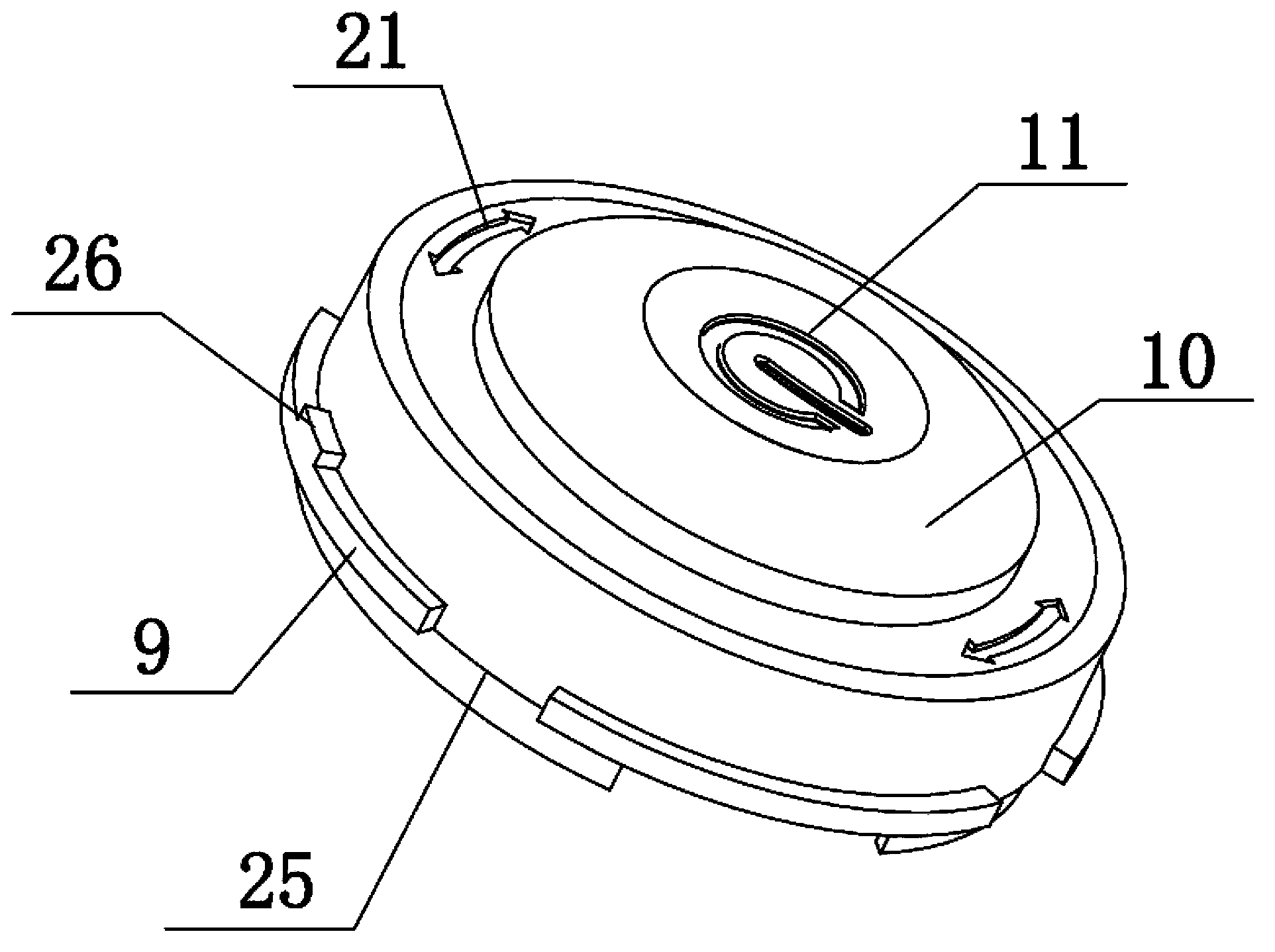 Portable warning lamp