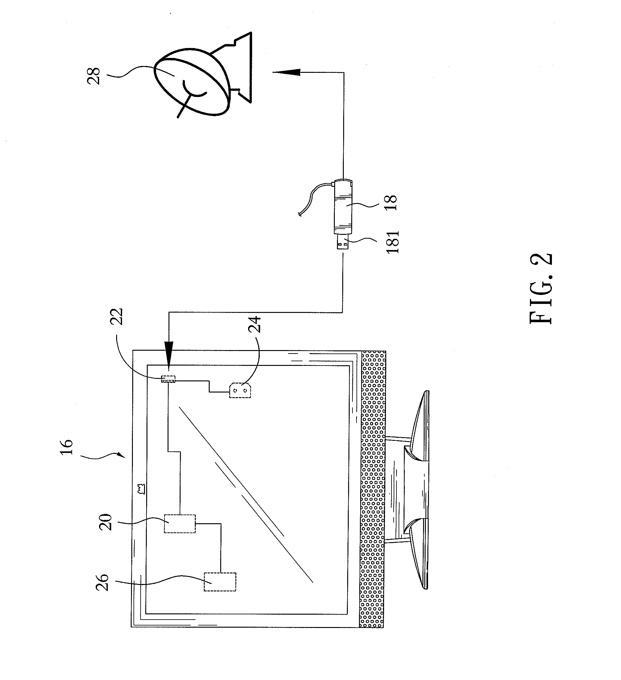 Display with built-in video processor