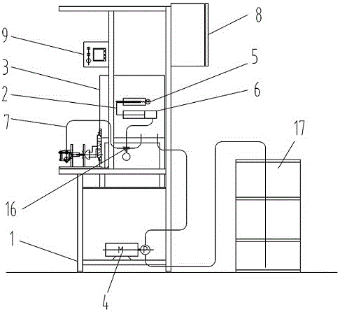 Vehicle Delay Type Height Valve Automatic Oil Filling Machine