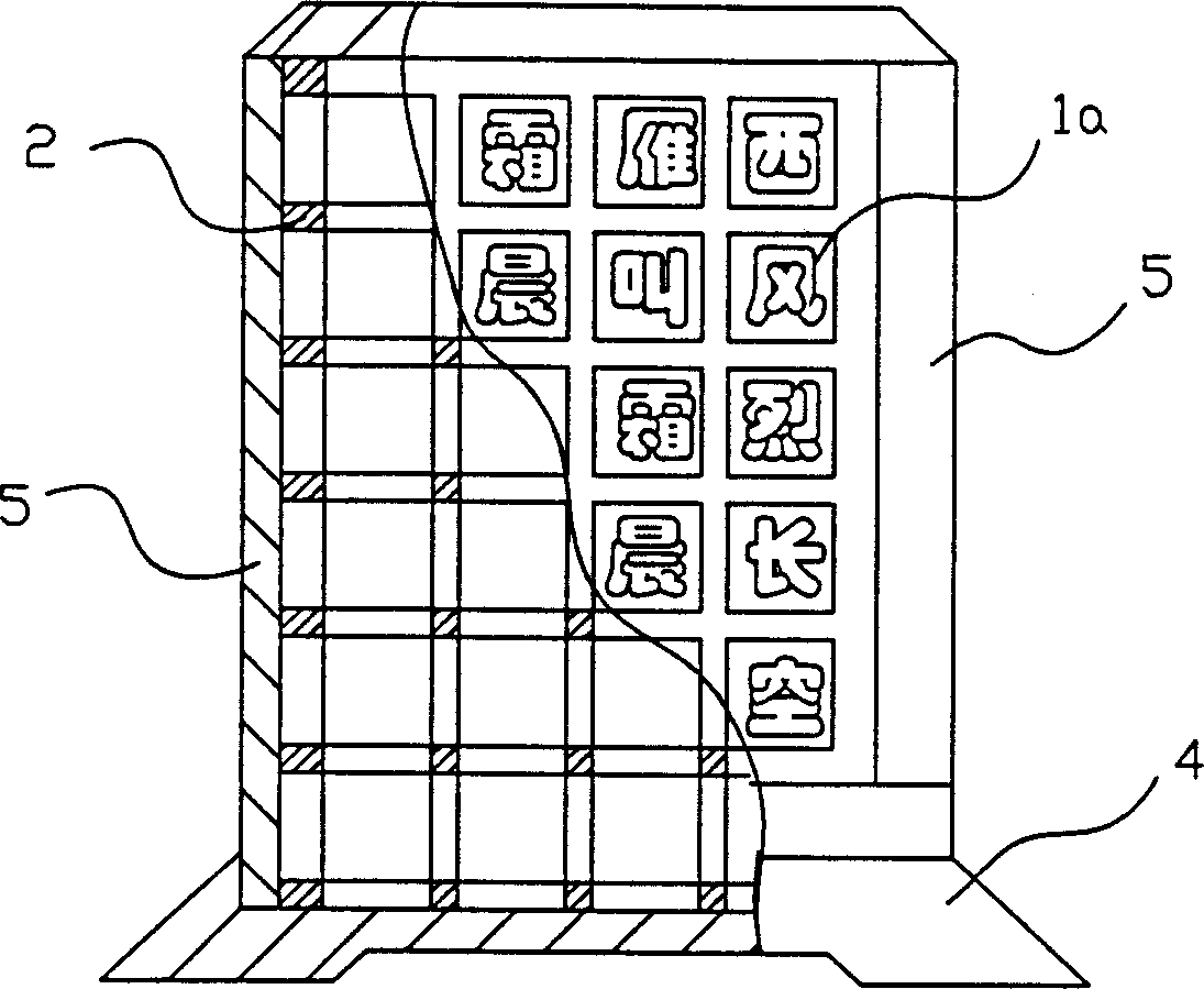 Works assembling method and products from letter