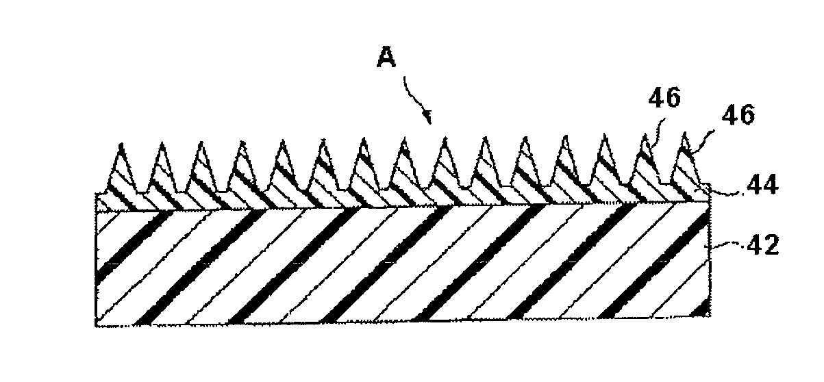 Active energy ray-curable resin composition, product having the uneven microstructure, and method for producing product having the uneven microstructure