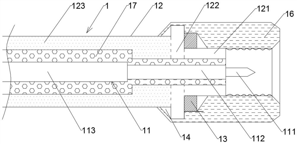 A radio frequency connector interface structure