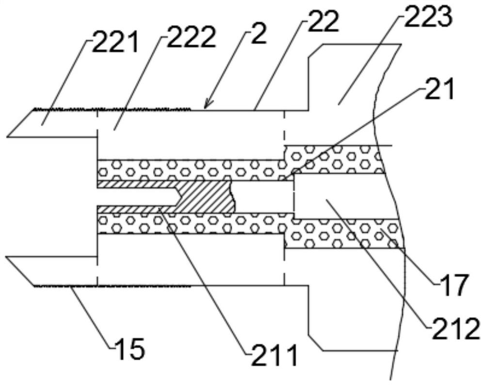 A radio frequency connector interface structure