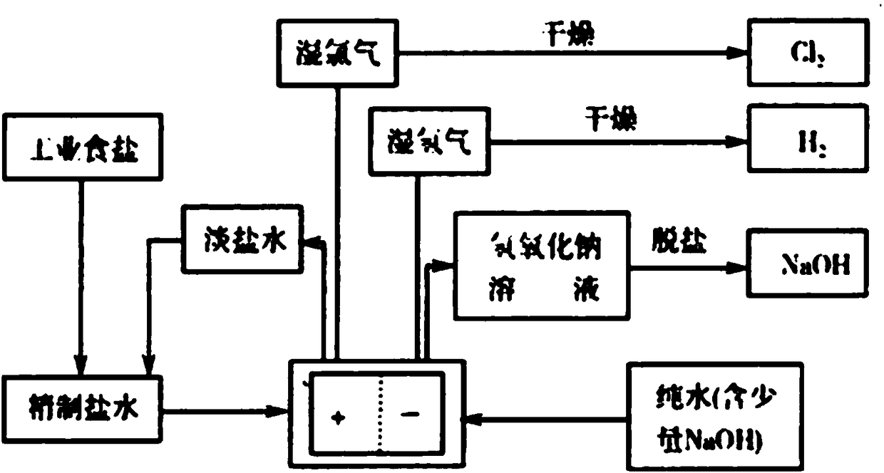 A purification system for na+ and cl- ions