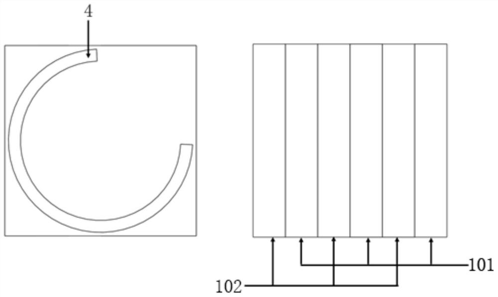 Switchable terahertz wave beam regulation and control device based on VO2 and preparation method thereof