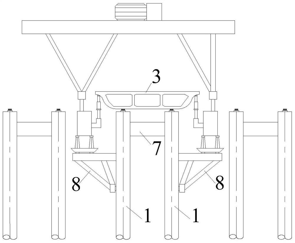 Offshore permeable airport runway and construction method thereof