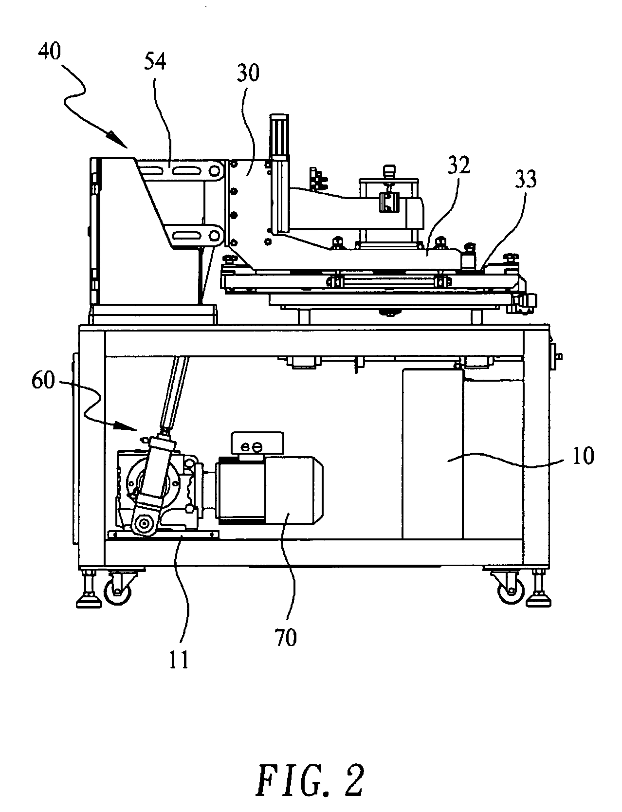 Two-bar linkage fast elevating apparatus for screen printing machine