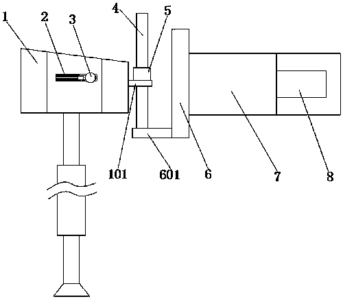 Drilling device for geological survey