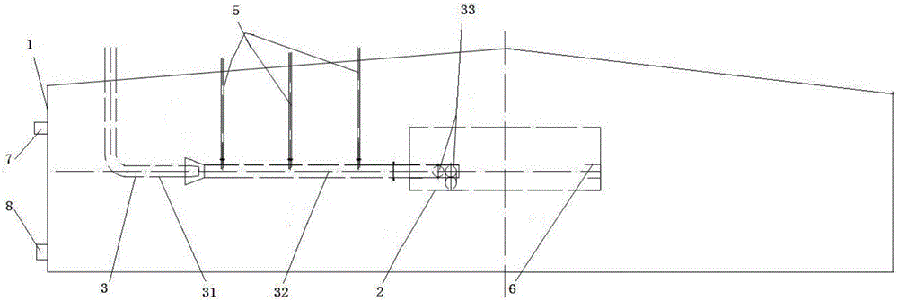 Feeding system for settling tank