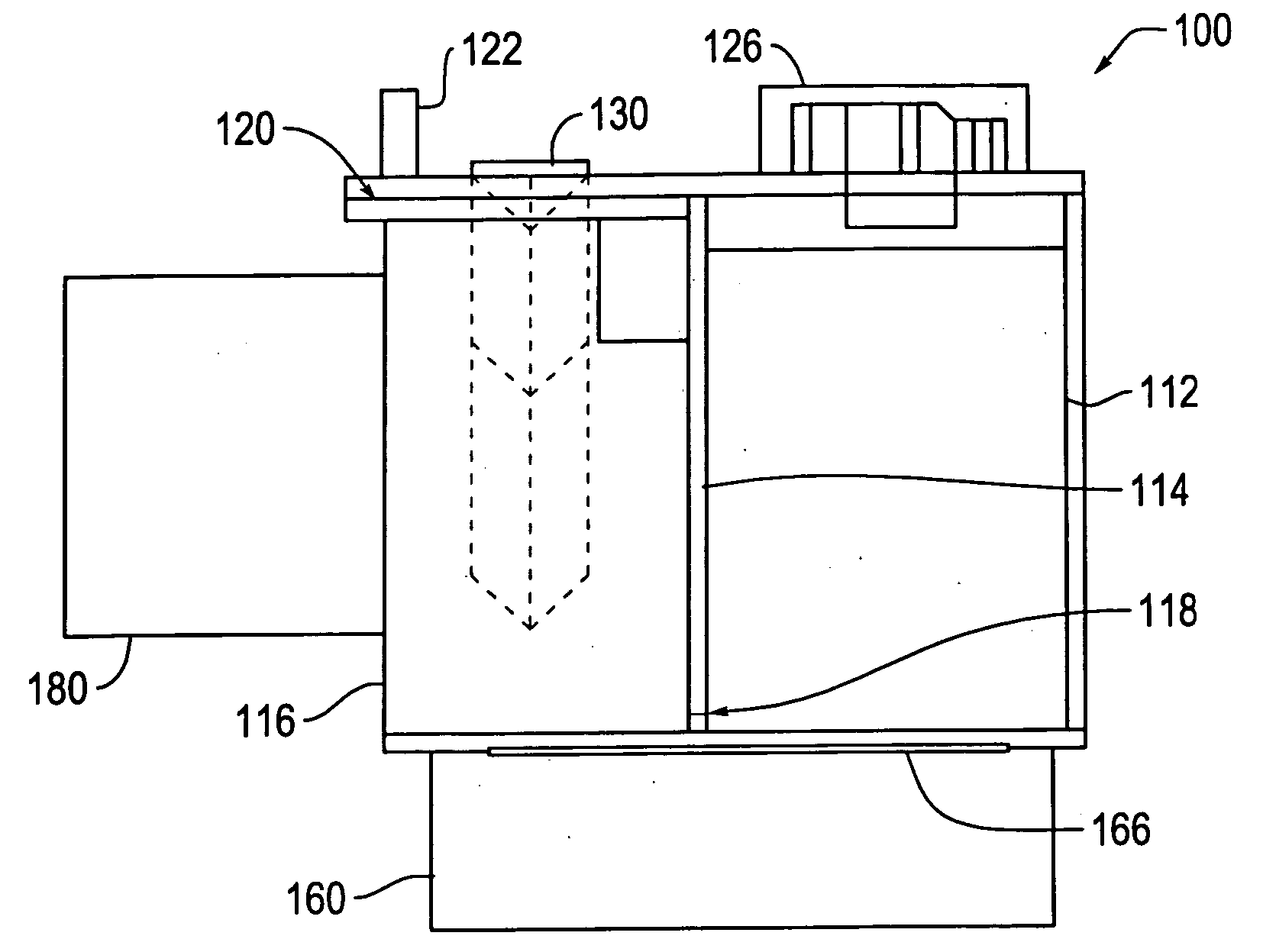 Pressure control architecture for fluid tanks having fluid level sensing