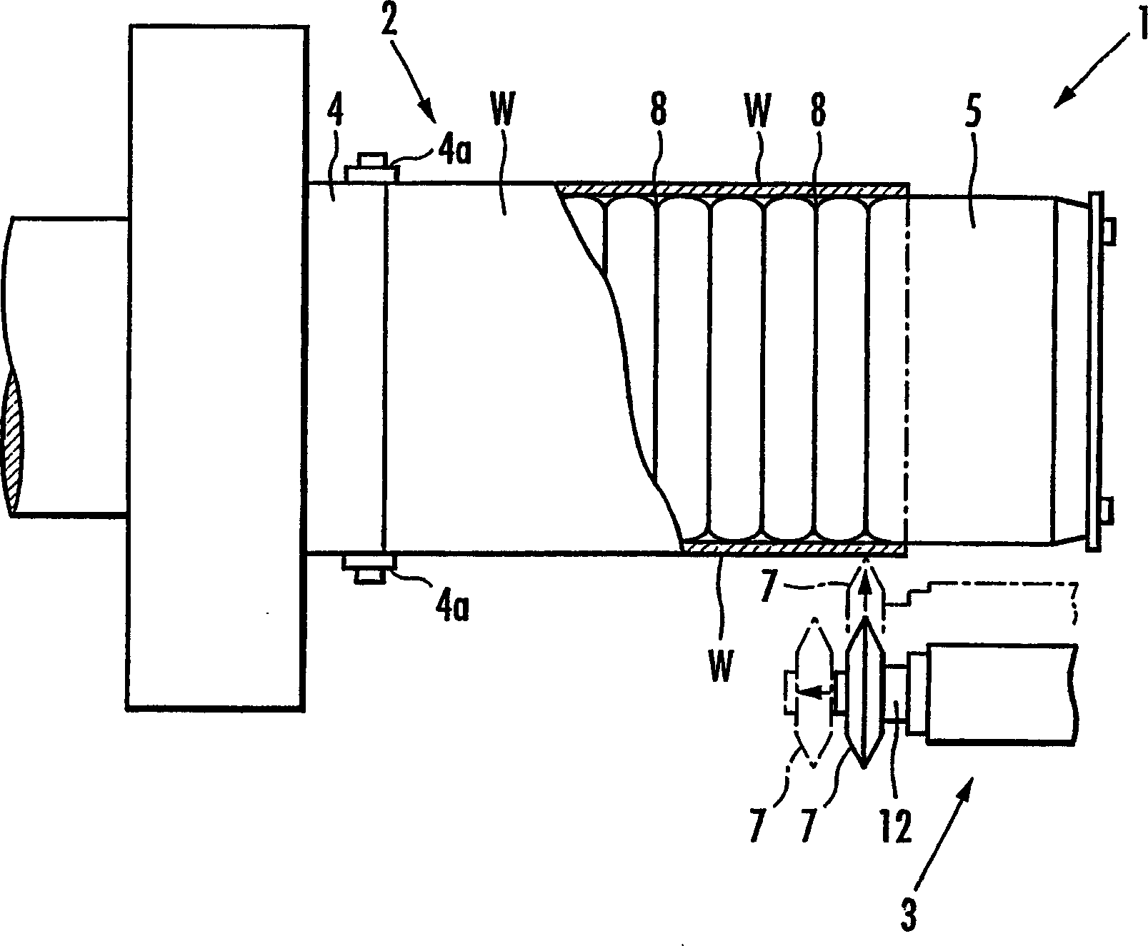 Cutting device for thin metallic plate