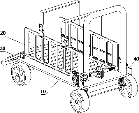 Transfer device for obstetrics and gynecology department