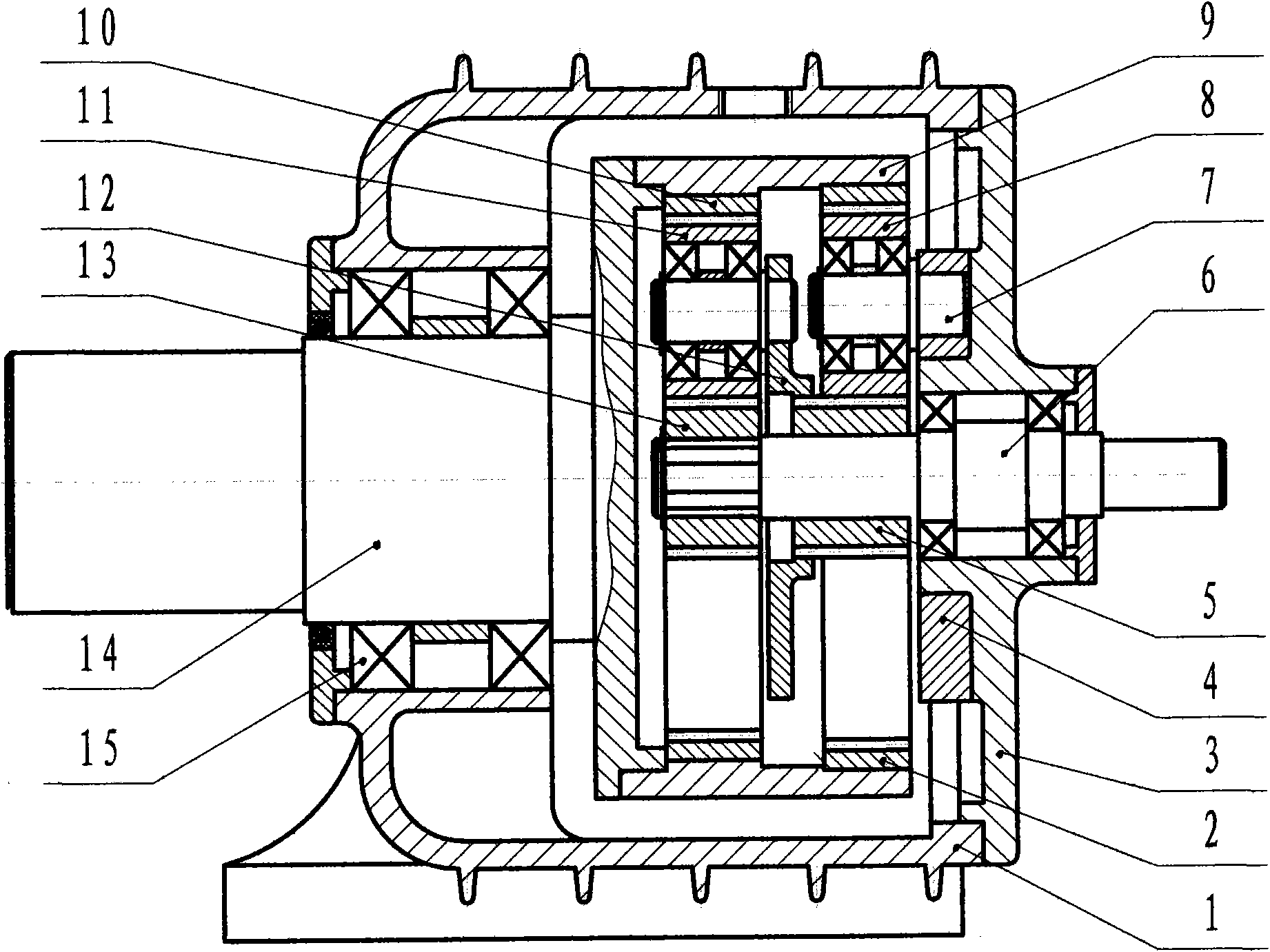 Novel planetary reduction gear