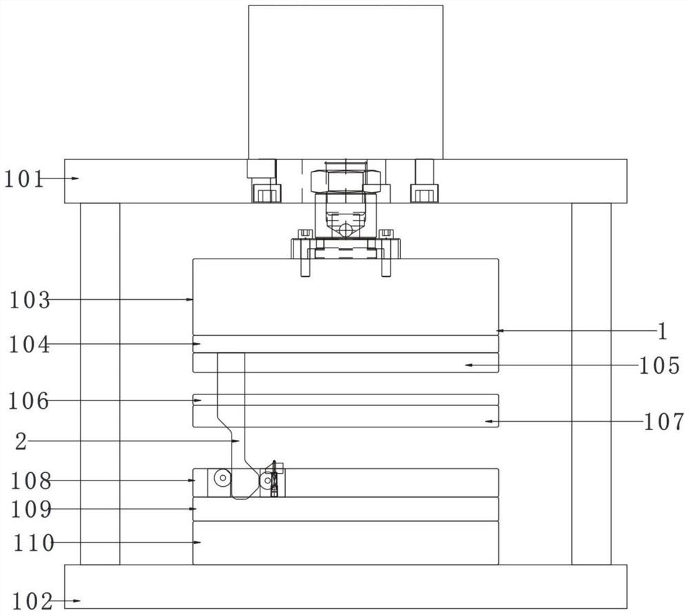 Automatically-feeding shielding case die