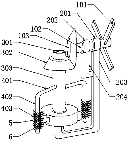 Self-cleaning dedusting monitor