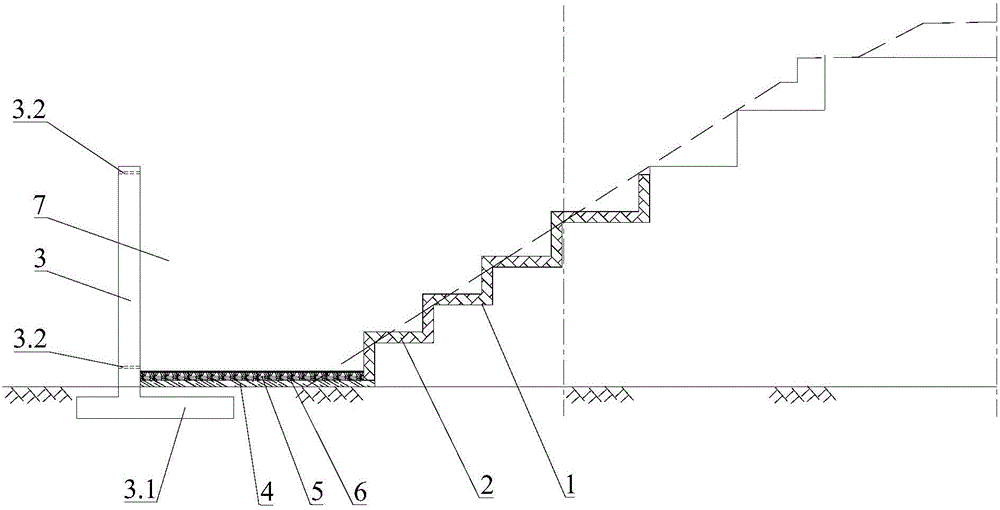 Widening subgrade structure based on existing railway subgrade and construction method of widening subgrade structure