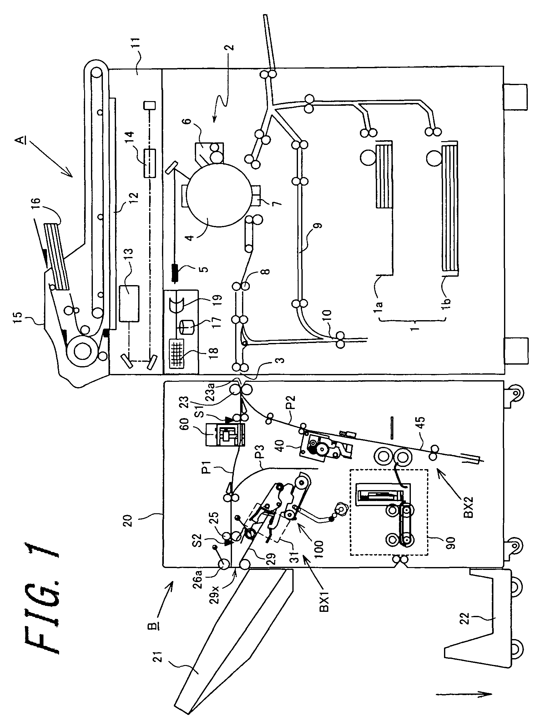 Gripper discharge for sheet processing apparatus