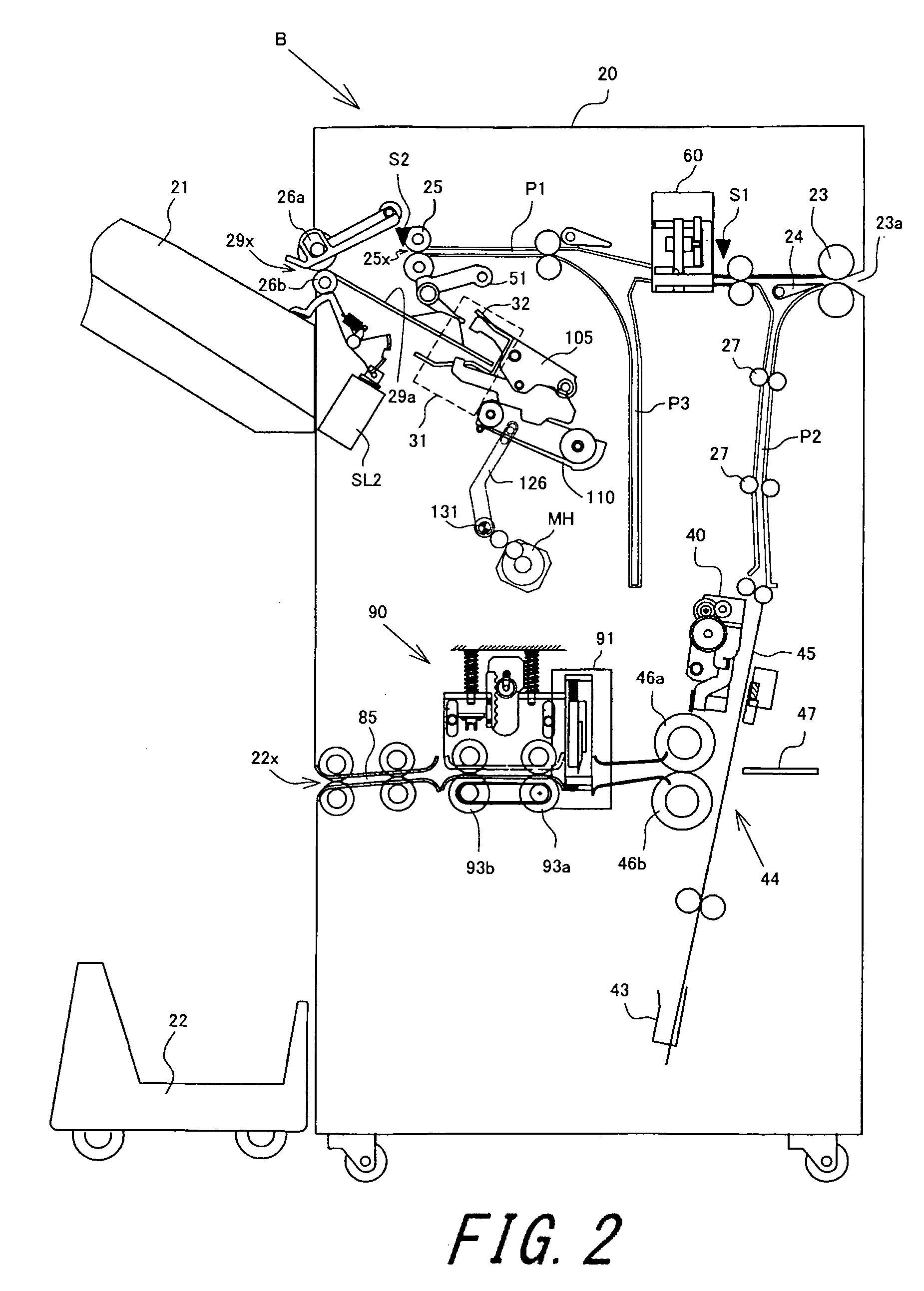 Gripper discharge for sheet processing apparatus