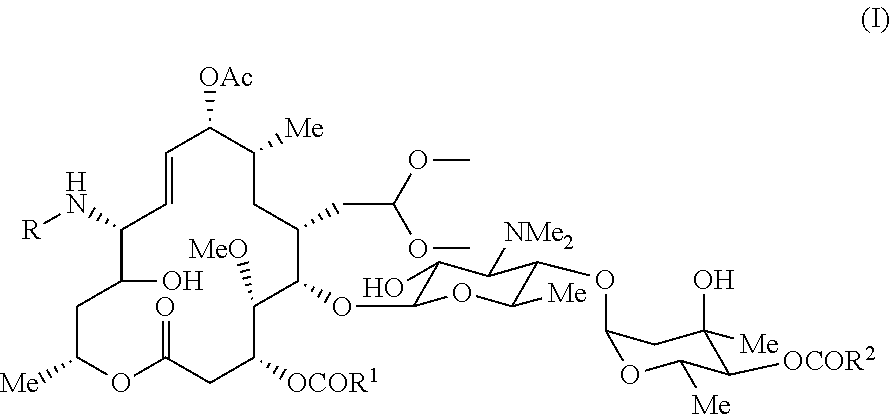 Novel macrolide intermediate and novel production process