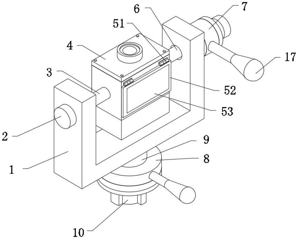 Solar street lamp illuminance detection device with positioning mechanism