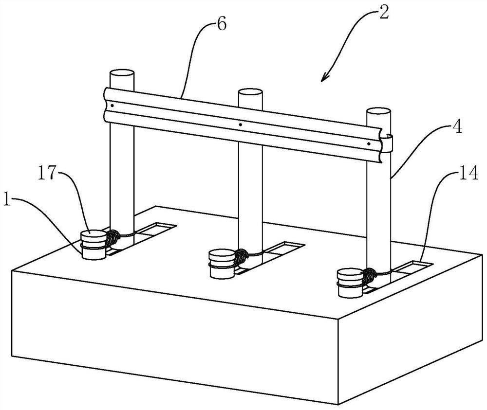 A highway life safety system and its construction method