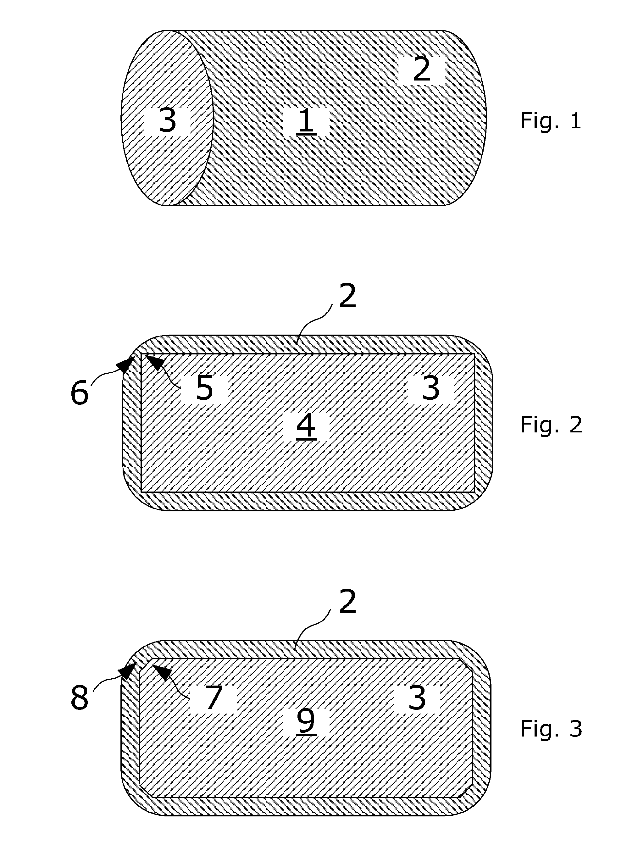 Coated tablets with remaining degradation surface over the time