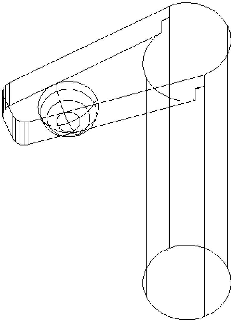 Street lamp based on combined reflecting surface