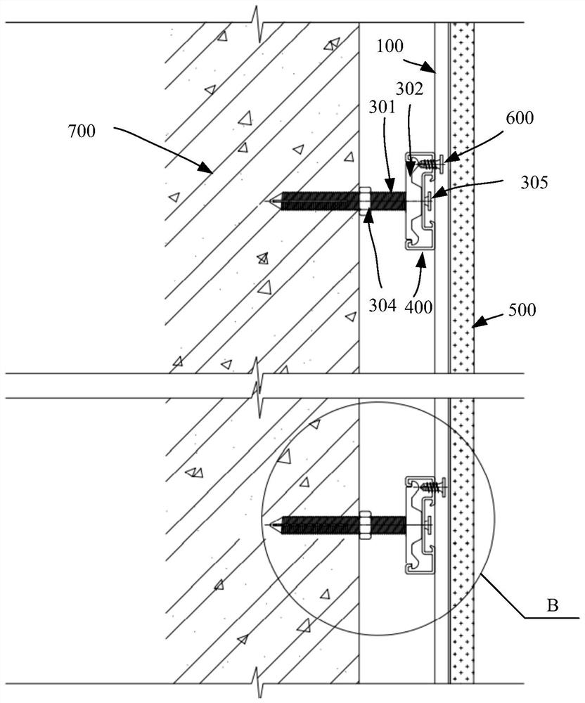 Decoration integrated plate mounting system at wall corner