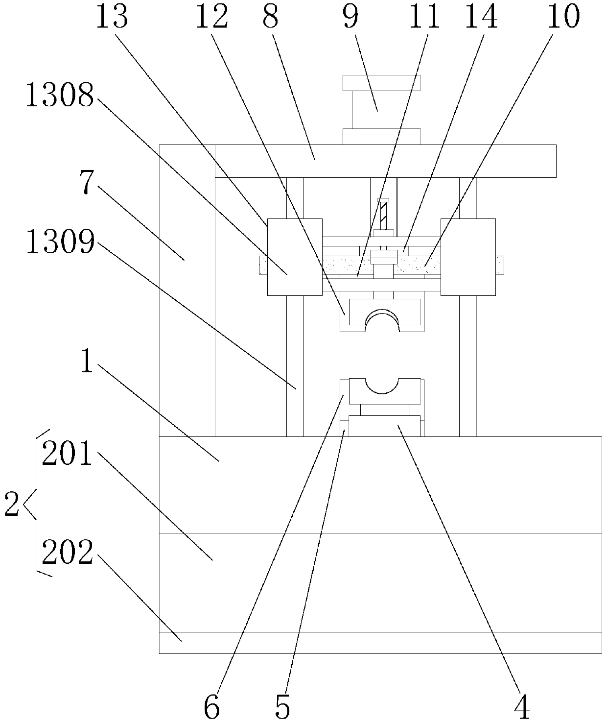 Cable sheathing repair machine with holding function