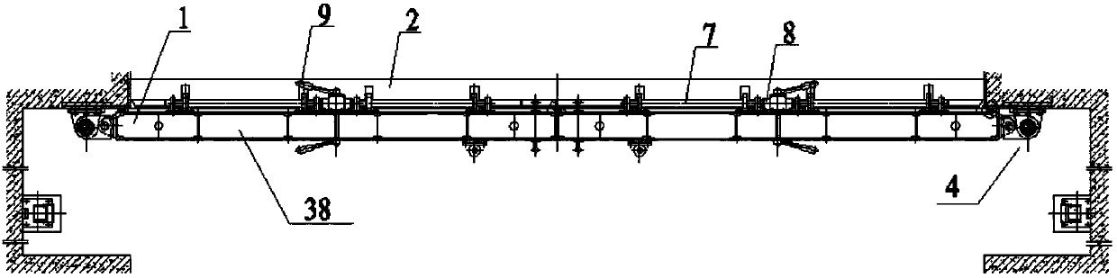 Barrier-free passage civil air defense door of civil air defense engineering entrance