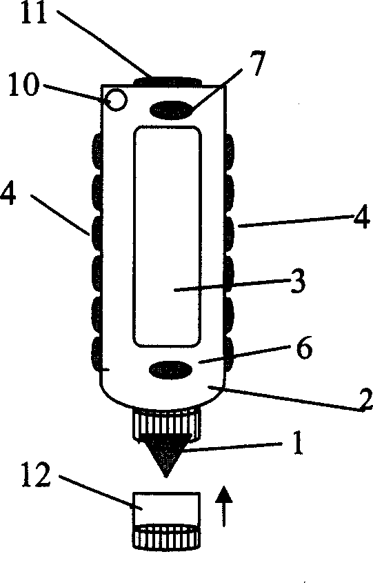 Bluetooth device of mobile telephone and its communication method