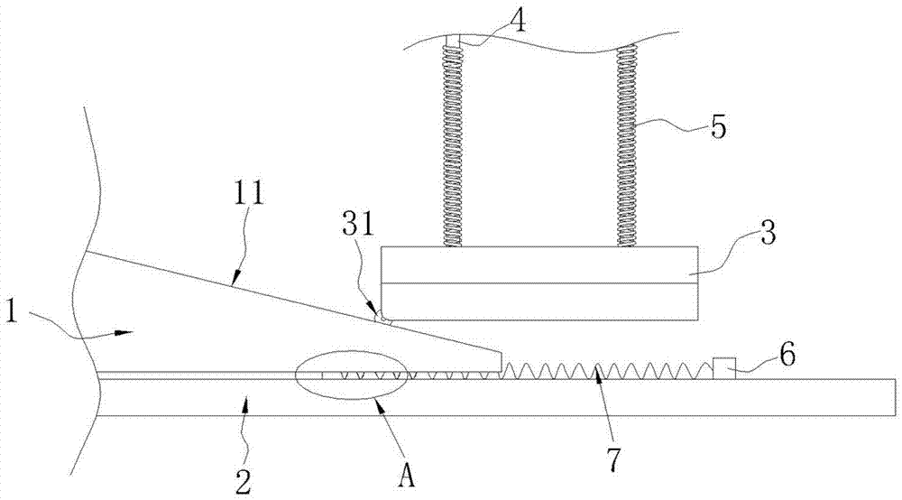 Demoulding device for injection mould of heavy-duty automobile