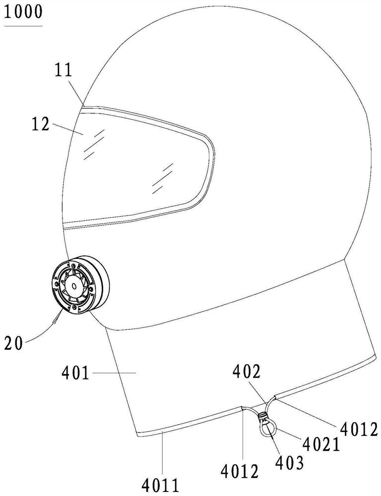 Omnibearing anti-virus helmet