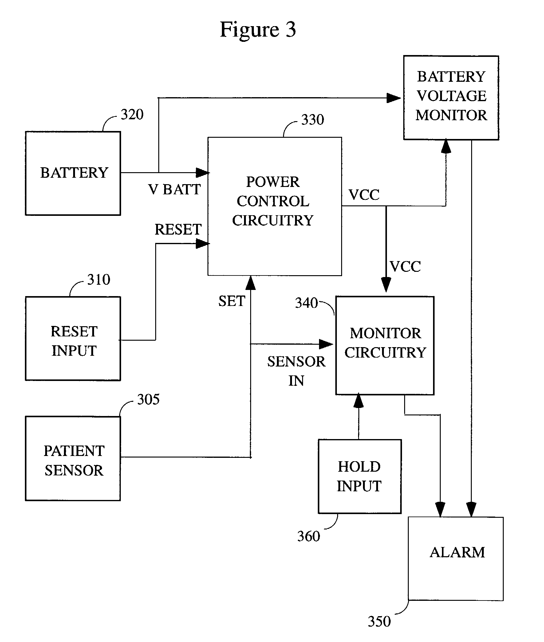 Power latch for use with an electronic patient monitor