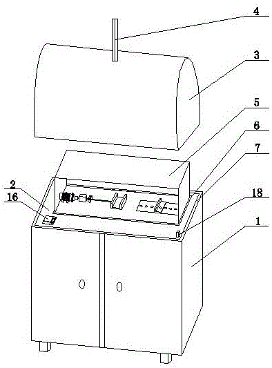 Multifunctional test bed for metal material tensile experiment