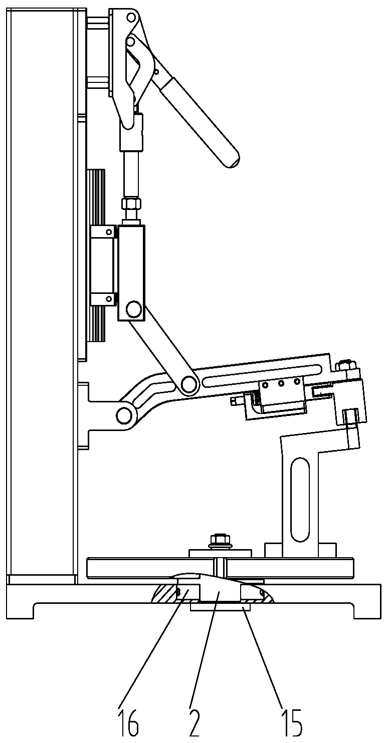 Adhesive device for plastic parts