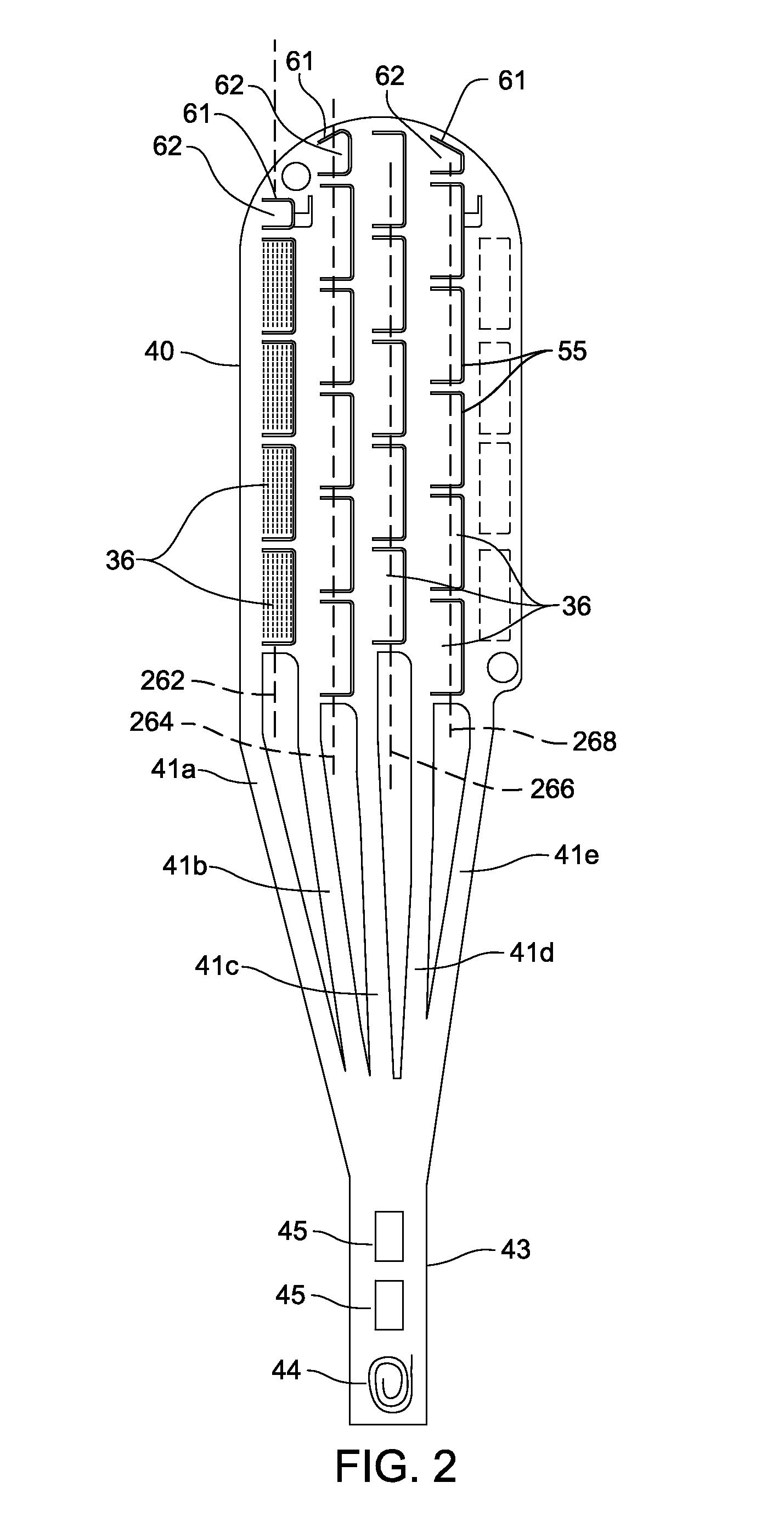 Electrode array and deployment assembly including an electrode array that is folded into a cannula that is narrower in width than the array