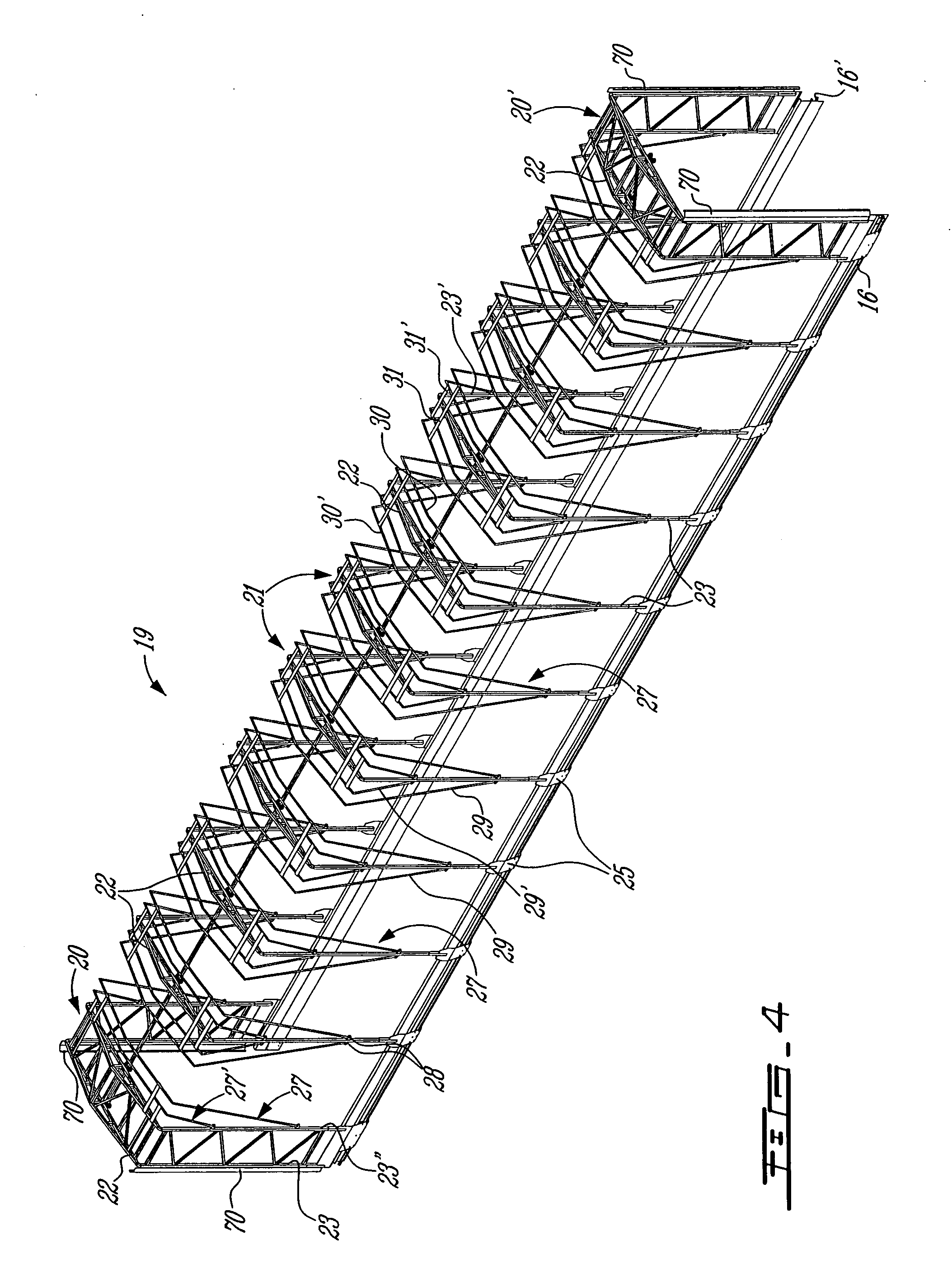 Slidable cover assembly for merchandise carrying vehicle platforms