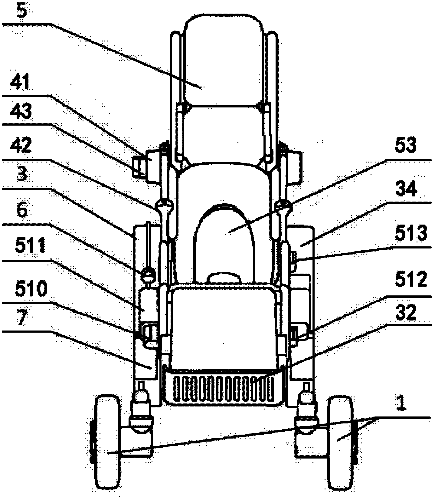 Old and disabled-assistant bed chair integrated robot