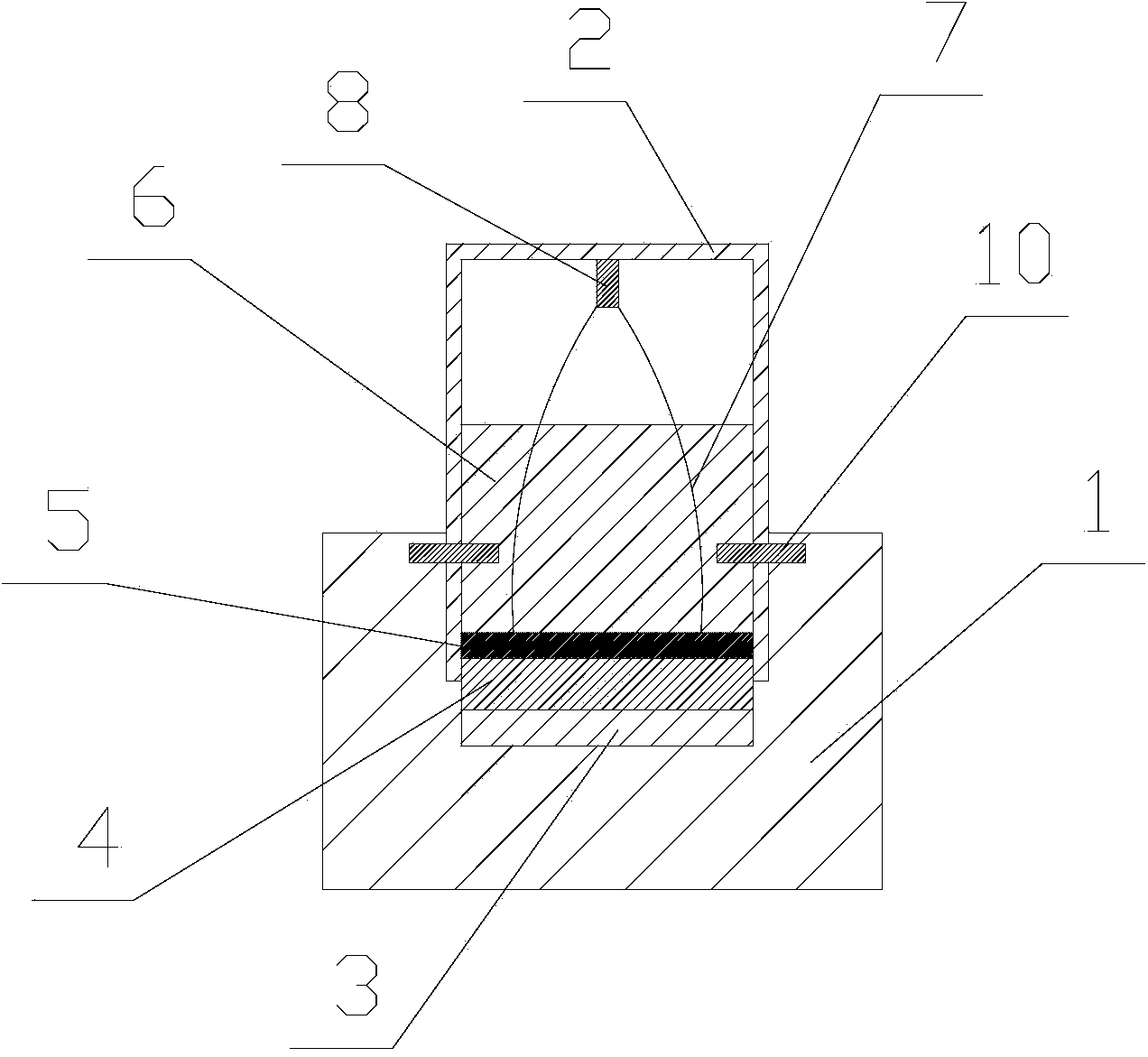 Reflection type adjustable ultrasonic probe