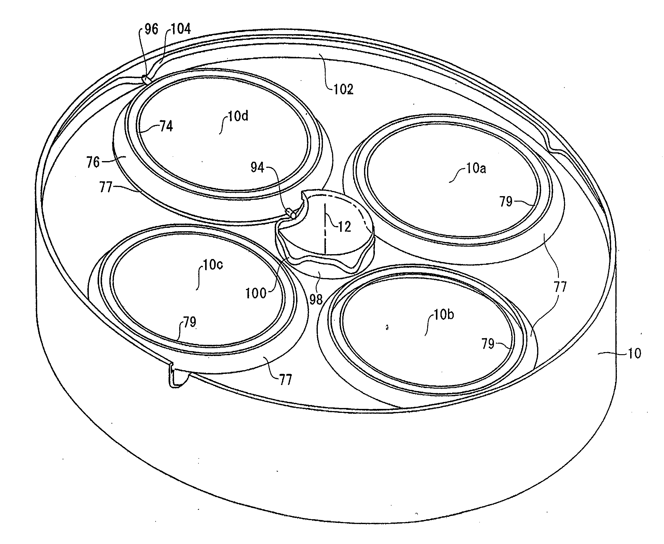 Method for extracting water from air, and device therefor